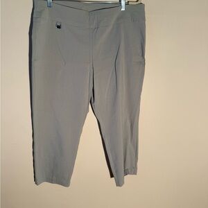 Alfani Light Gray Crop Dress Pants